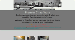Desktop Screenshot of premier-chauffeurs.com